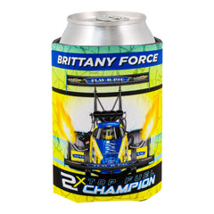 Brittany Force Image Can Cooler - Car View