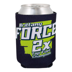 Brittany Force Monster TF Can Cooler - Back View