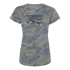 Ladies Brittany Force Car Camo Shirt - Front View