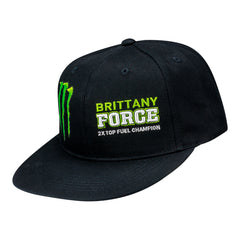 Brittany Force Monster Flat Bill Hat - Angled Left Side View