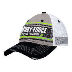 Brittany Force Striped Hat - Angled Left Side View