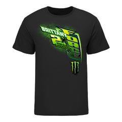 Brittany Force Monster Top Fuel T-Shirt - Front View