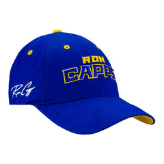 Ron Capps 3X Champion Signature Hat In Blue - Angled Right Side View