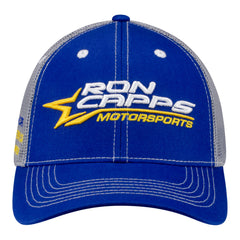 Ron Capps Motorsports Snap Hat in Blue - Front view