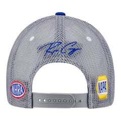 Ron Capps Motorsports Snap Hat in Blue - back View
