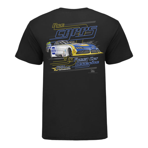 Ron Capps Ghost Car T-Shirt - Back View