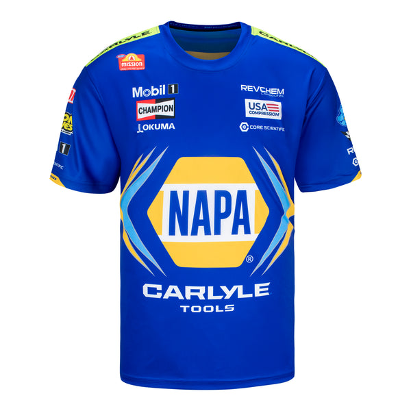 2026 Ron Capps Uniform Shirt in Blue - Front View