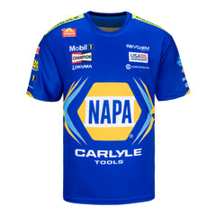 2026 Ron Capps Uniform Shirt in Blue - Front View