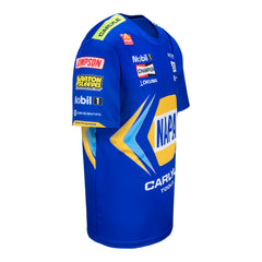 2026 Ron Capps Uniform Shirt in Blue - Front Right View