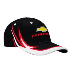 Chevy Racing Razor Hat In Black - Angled Right Side View