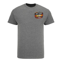 Chevy Racing Asphalt T-Shirt In Grey - Front View
