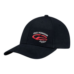 Cruz Pedregon Racing Snap Hat in Black - Front Left view