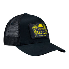 Cruz Pedregon License Plate Flex-Fit Hat in black - front right view