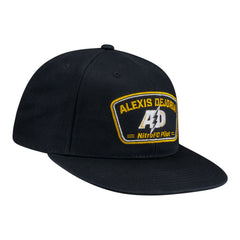 Alexis DeJoria Nitro FC Pilot Flatbill Snap Hat in Black - Front Right View