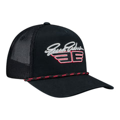 Erica Enders 6X World Champion Rope Flex-Fit Hat in Black - Front Right View