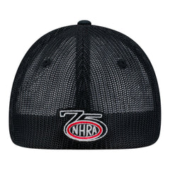 Erica Enders 6X World Champion Rope Flex-Fit Hat in Black - Back View