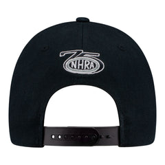 Tony Stewart Top Fuel Dragster Flatbill Snap Hat In Black & Green - Back View