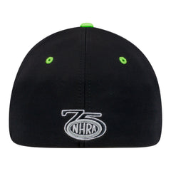 Tony Stewart 14 TF Flex-Fit Hat In Black & Green - Back View