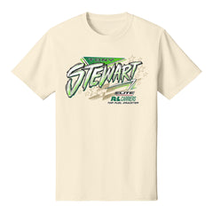 2026 Tony Stewart Patriotic Car Action Shirt in white - front view