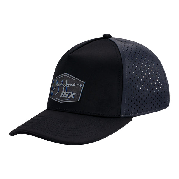 John Force Patch Flex Fit Mesh Hat - Angled Left Side View