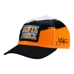 John Force Brute Force Snap Hat in Orange - Front Left View