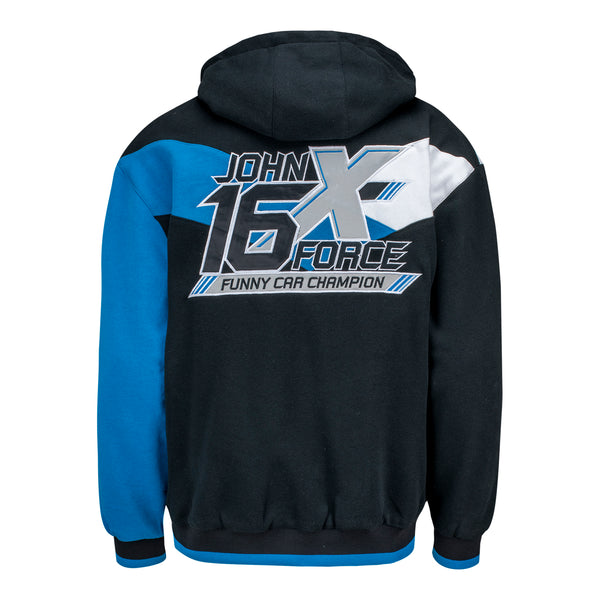 John Force Hooded Zip-Up Jacket - Back View