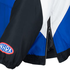 John Force Racing Half Zip Pullover Jacket - Arm and Side Zip View