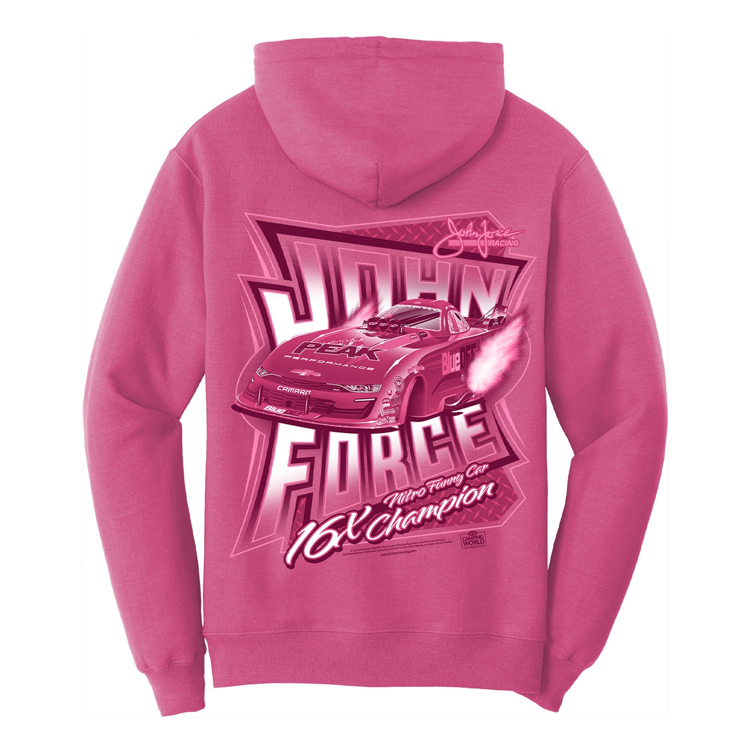 John Force Pink Ghost Sweatshirt | NitroMall