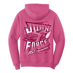 John Force Pink Ghost Sweatshirt - Back View