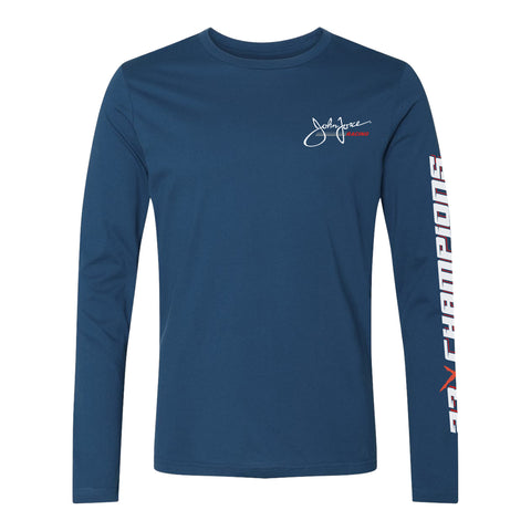 John Force Racing Logo Long Sleeve T-Shirt - Front View