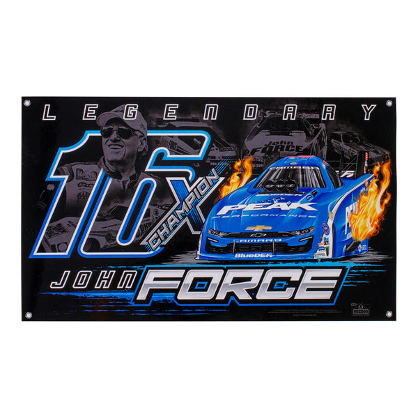John Force Heritage Banner - Front View