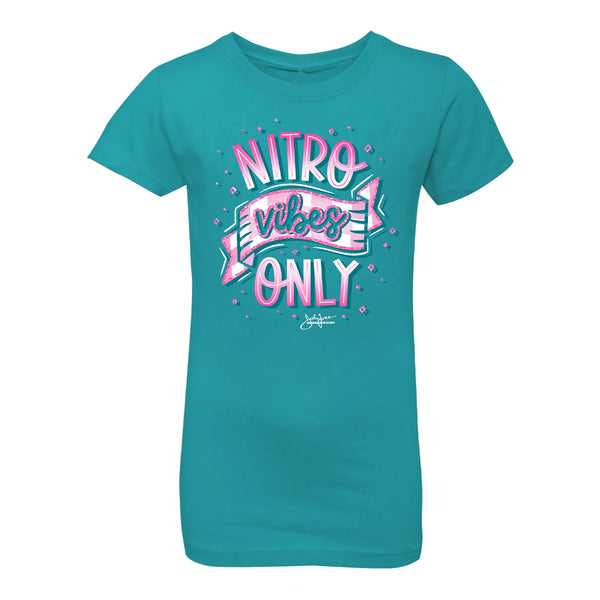 Youth Nitro Vibes Only Girls T-Shirt - Front View