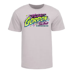Maddi Gordon TF Neon T-Shirt in White - Front View