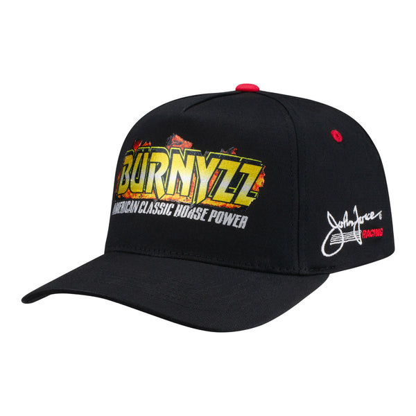 Josh Hart Burnyzz Flex-Fit Hat in Black - Front Left View