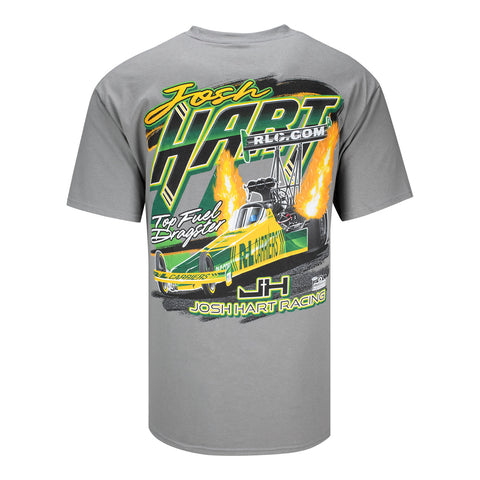 Josh Hart R+L Dragster Shirt - Grey - Back View