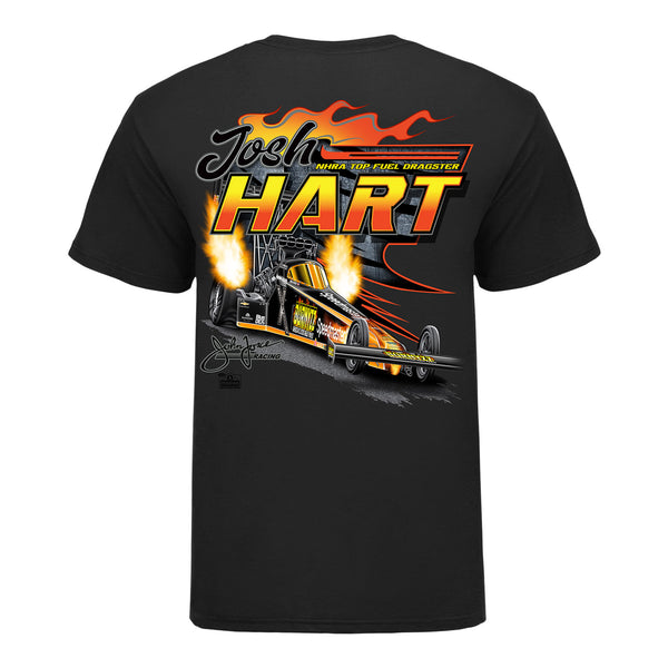 Josh Hart Dragster T-Shirt in Black - Back View
