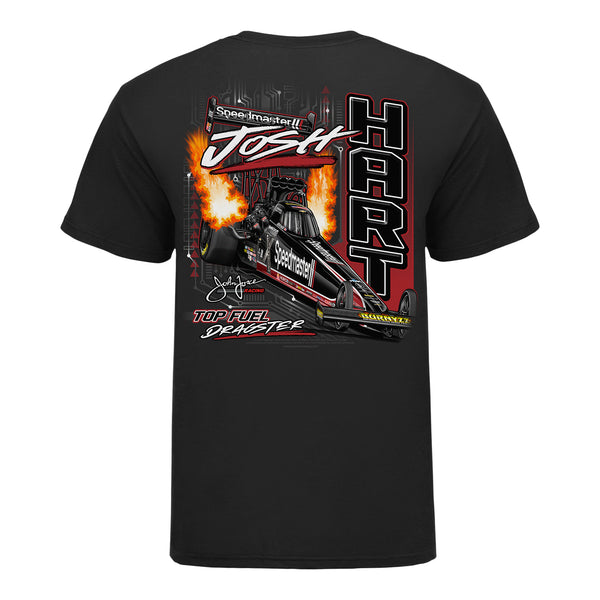 Josh Hart TF Speedmaster T-Shirt in Black - Back View