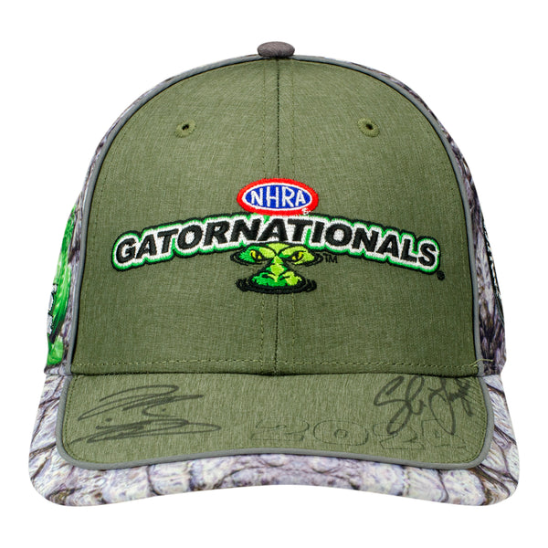 2024 Gatornationals Hat 1 of 1,355 - Autographed by J.R. Todd and Shawn Langdon