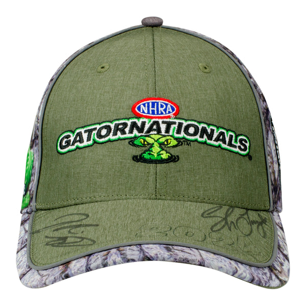 2024 Gatornationals Hat 7 of 1,355 - Autographed by J.R. Todd and Shawn Langdon