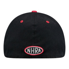Kalitta Motorsports Team Flex-Fit Hat In Black & Red - Back View