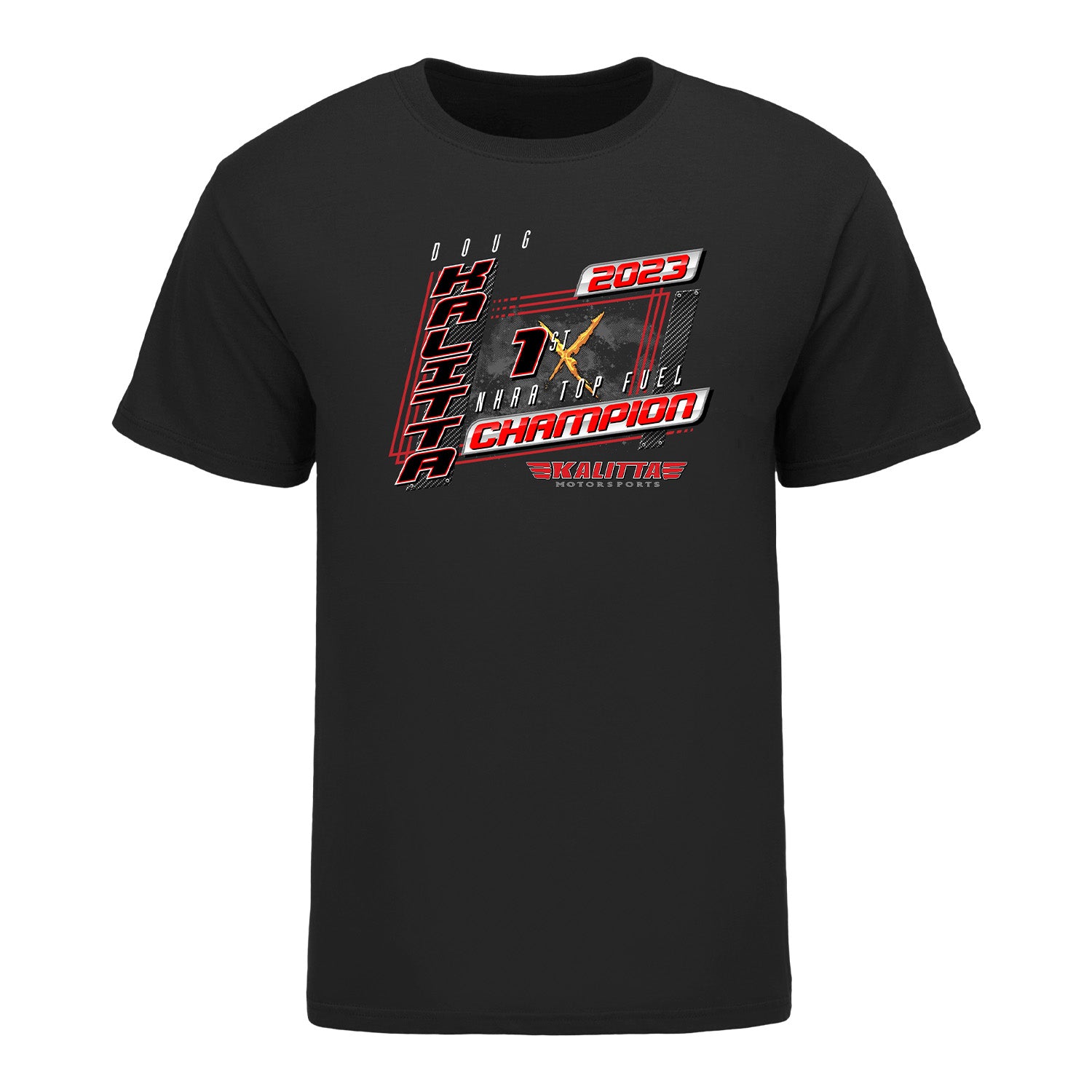 Doug Kalitta 2023 Top Fuel Champion T Shirt NitroMall