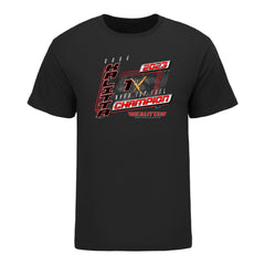 Doug Kalitta 2023 Top Fuel Champion T-Shirt In Black - Front View