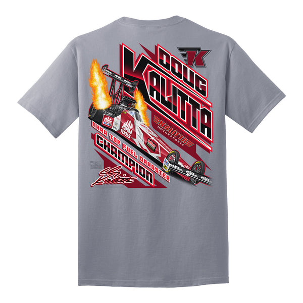 Doug Kalitta Mac Tools Shirt - Silver - Back View