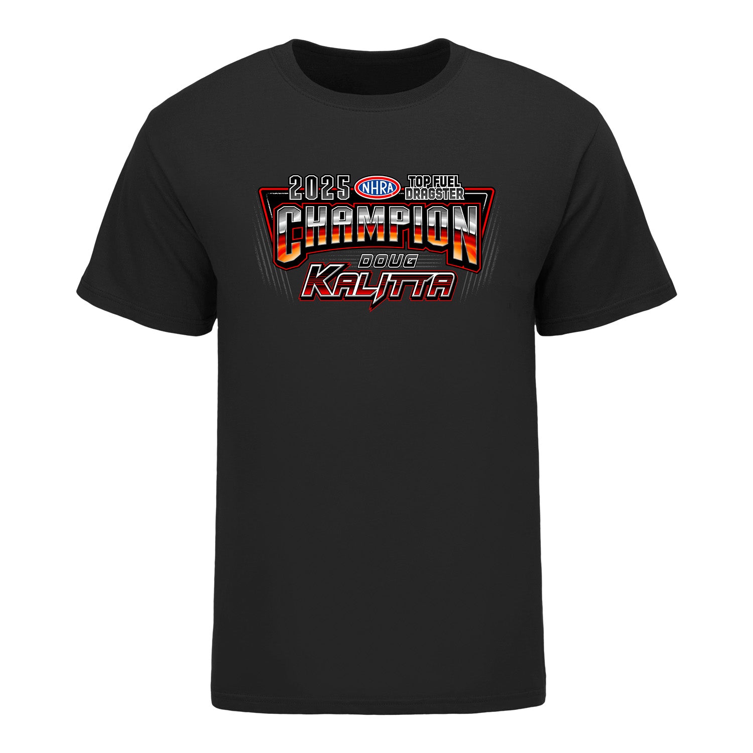 Doug Kalitta 2025 Top Fuel Champion T-Shirt | NitroMall