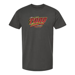 J.R. Todd Nitro Funny Car Action Shirt in Black - Front View