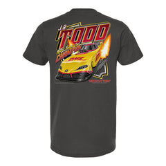 J.R. Todd Nitro Funny Car Action Shirt in Black - Back View