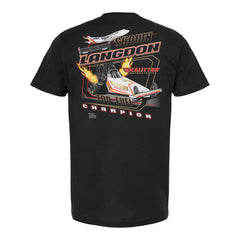 Shawn Langdon Dragster Action Shirt in Black - Back VIew