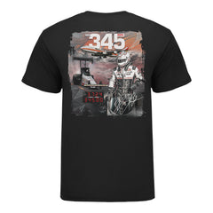 Shawn Langdon Mr. 345 T-Shirt in Black - Back View