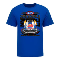 2024 NHRA Mission Schedule T-Shirt - Front View