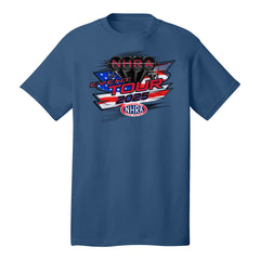 2025 NHRA Mission Schedule T-Shirt - Front View